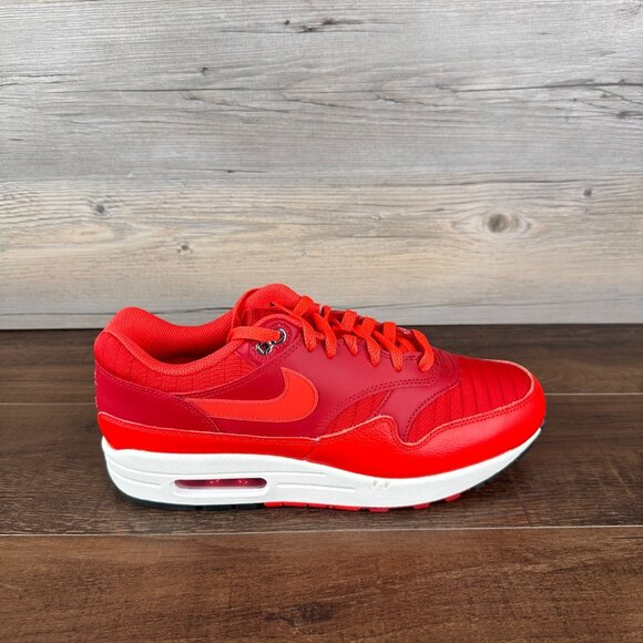 Nike Air Max 1 Mens Size 13 Gym Red Sail University Red Crimson HQ3607 687 - Picture 3 of 9